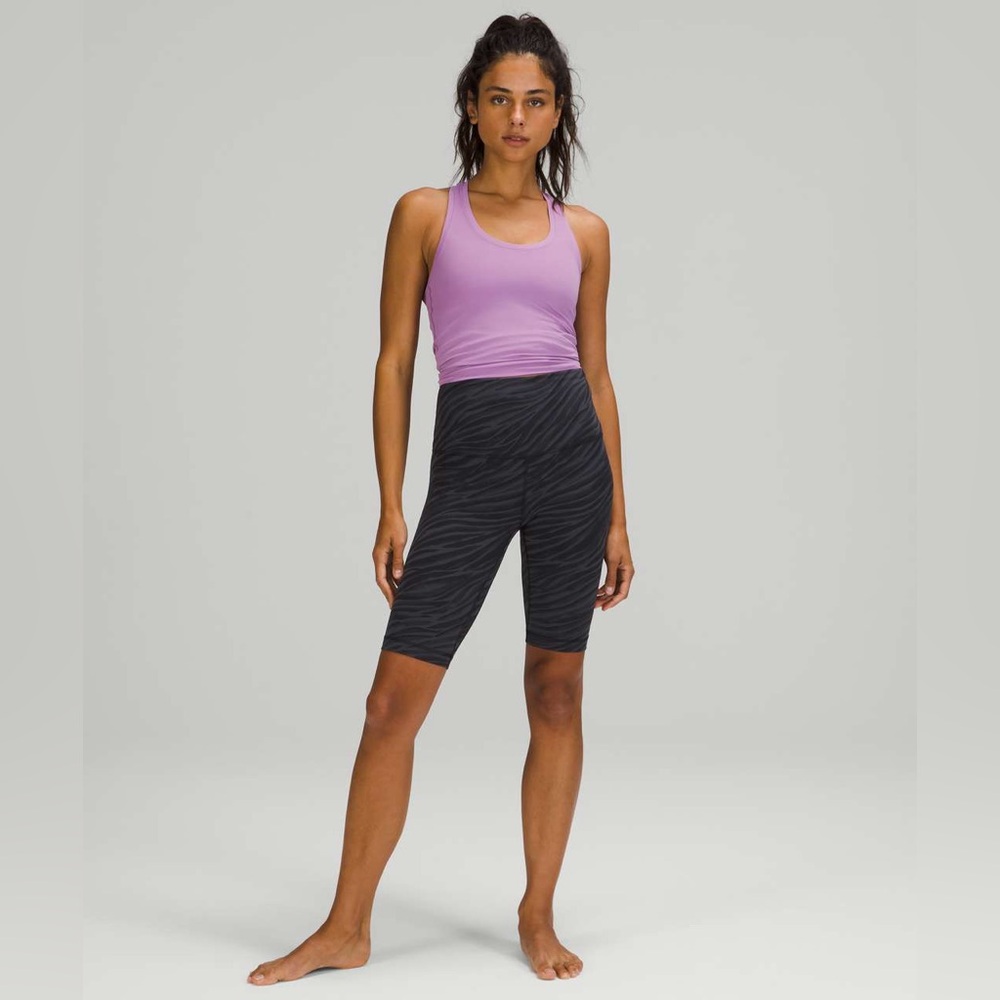 Lululemon, Cool Racerback Tank Top *Nulu
Wisteria Purple, race length SHORT, 8